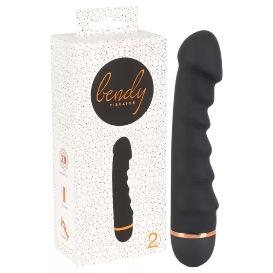 You2Toys - Bendy Ripple - Ribbed Vibrator (Black)