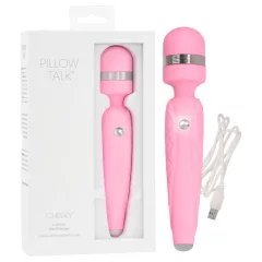   Pillow Talk Cheeky Wand - rechargeable massage vibrator (pink)
