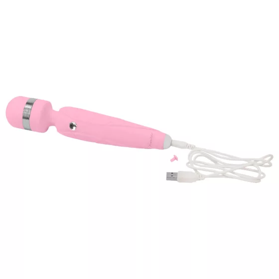 Pillow Talk Cheeky Wand - rechargeable massaging vibrator (pink)