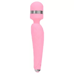   Pillow Talk Cheeky Wand - rechargeable massage vibrator (pink)