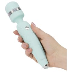   Pillow Talk Cheeky Wand - Rechargeable Turquoise Massager Vibrator