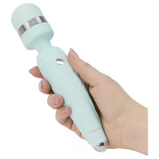 Pillow Talk Cheeky Wand - Rechargeable Turquoise Massager Vibrator