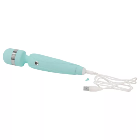 Pillow Talk Cheeky Wand - Rechargeable Turquoise Massager Vibrator