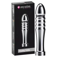 Mystim Funky Fella - Ribbed Electro Dildo