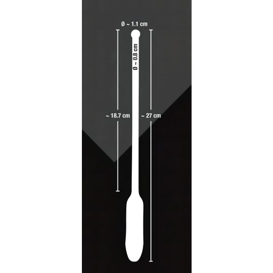 You2Toys SILICONE Urethral Vibrator - Black (8-11mm)