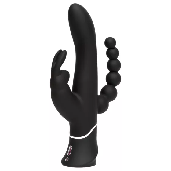 Happyrabbit Triple - Rechargeable Clit & Anal Vibrator (Black)