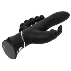   Happyrabbit Triple - Rechargeable Clit & Anal Vibrator (Black)