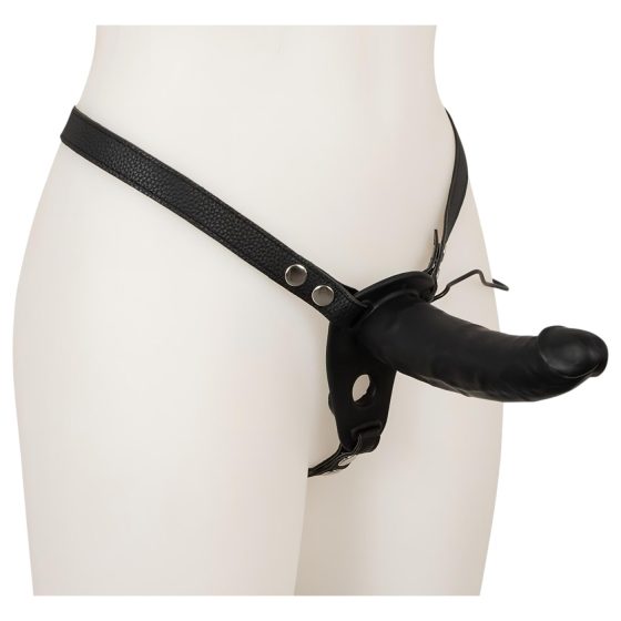 Double Thruster - Strap-On Dual Vibrator (Black)