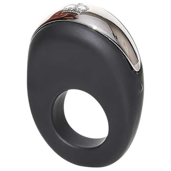 Hot Octopuss Atom - Rechargeable Vibrating Penis Ring (Black)