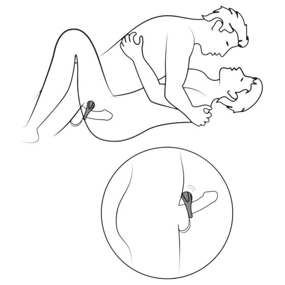 Hot Octopuss Atom - Rechargeable Vibrating Penis Ring (Black)