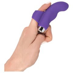 SMILE Wave Silicone Finger Vibrator (Purple)