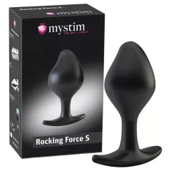 mystim Rocking Force S - electro anal plug - small (black)