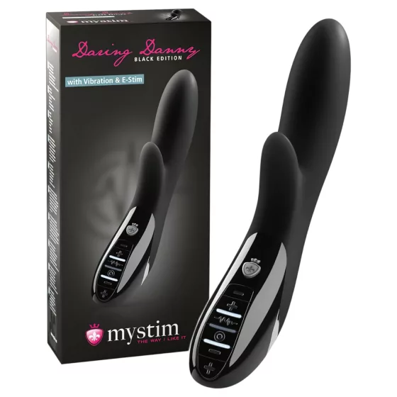 mystim Daring Danny - electro‑stimulating vibrator (black)