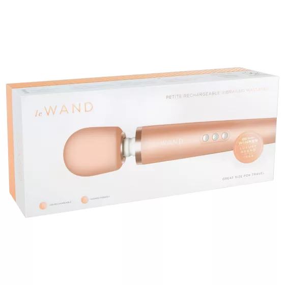 le WAND Petite premium wand vibrator (Rose Gold)