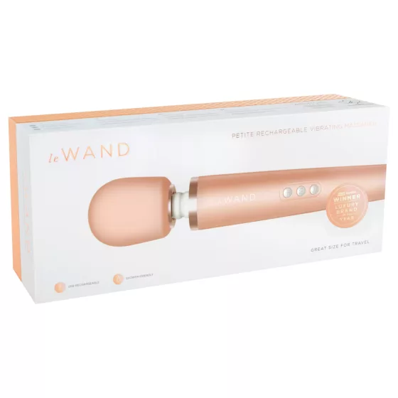 le WAND Petite premium wand vibrator (Rose Gold)