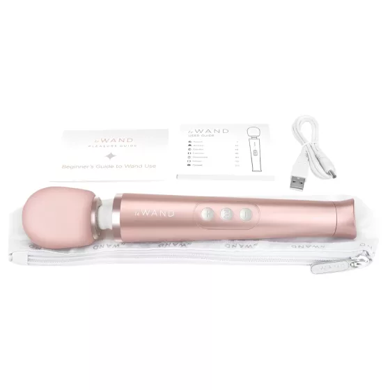 le WAND Petite premium wand vibrator (Rose Gold)