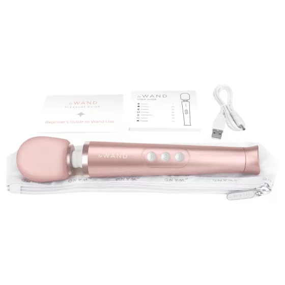 le WAND Petite premium wand vibrator (Rose Gold)