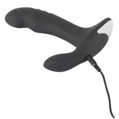 Rebel - Rechargeable rotary beaded prostate massager (black)