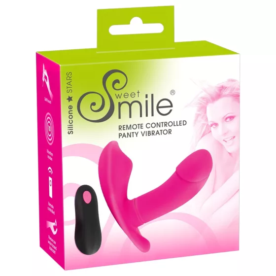 SMILE Panty - wearable, rechargeable wireless vibrator (pink)