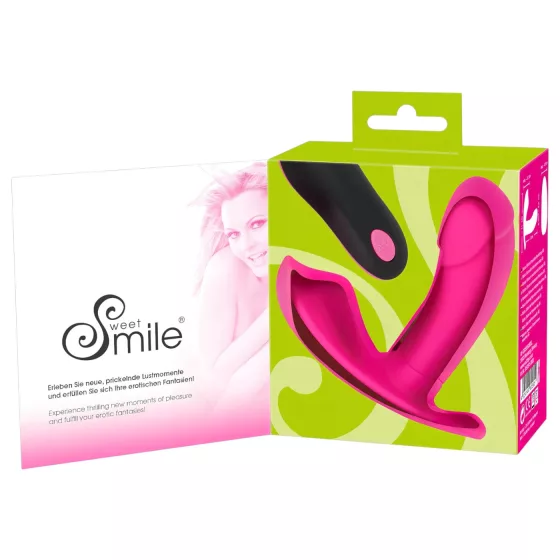 SMILE Panty - wearable, rechargeable wireless vibrator (pink)