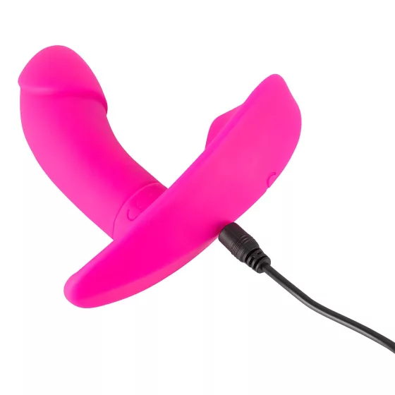 SMILE Panty - wearable, rechargeable wireless vibrator (pink)