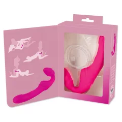   You2Toys - Double2Teaser - strap-on vibrator without harness (pink)