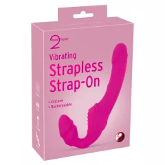   You2Toys - Double2Teaser - strap-on vibrator without harness (pink)