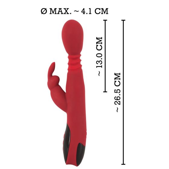 You2Toys - Massager - Rechargeable, shock-rotating, heated G-spot vibrator (red)
