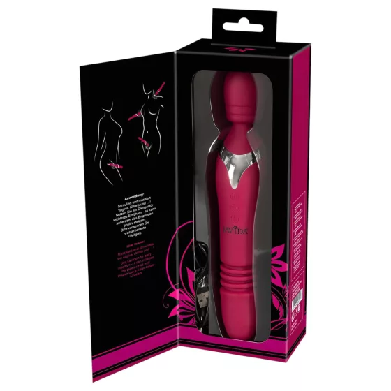 Javida Thrusting - 3‑in‑1 Massaging Vibrator (Red)