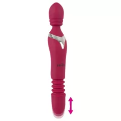 Javida Thrusting - 3-in-1 Massaging Vibrator (Red)