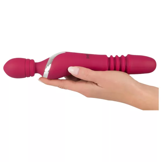 Javida Thrusting - 3-in-1 Massaging Vibrator (Red)