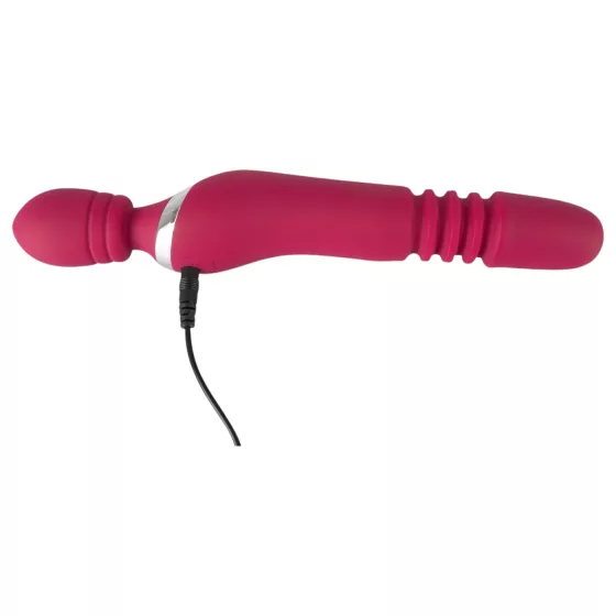 Javida Thrusting - 3-in-1 Massaging Vibrator (Red)