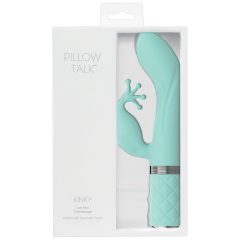   Pillow Talk Kinky - Rechargeable Dual Motor G-Spot Vibrator (Turquoise)