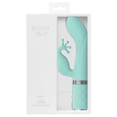   Pillow Talk Kinky - rechargeable, dual‑motor G‑spot vibrator (turquoise)
