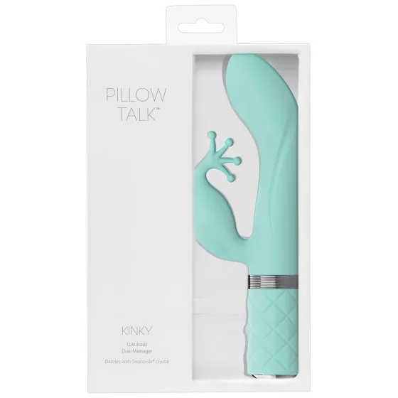 Pillow Talk Kinky - Rechargeable Dual Motor G-Spot Vibrator (Turquoise)