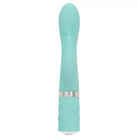 Pillow Talk Kinky - rechargeable, dual‑motor G‑spot vibrator (turquoise)