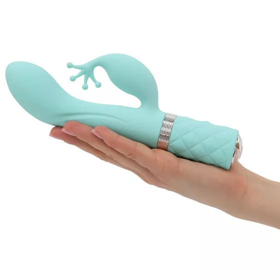 Pillow Talk Kinky - Rechargeable Dual Motor G-Spot Vibrator (Turquoise)