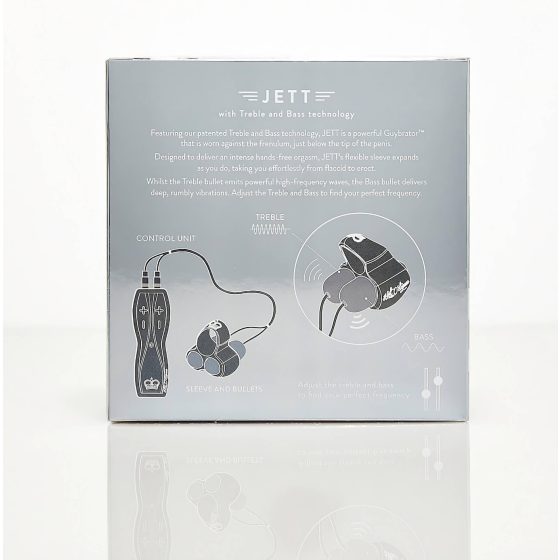 HOT Octopuss JETT - Dual Motor Vibrating Stroker (Black)