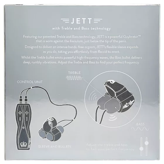 HOT Octopuss JETT - Dual Motor Vibrating Stroker (Black)