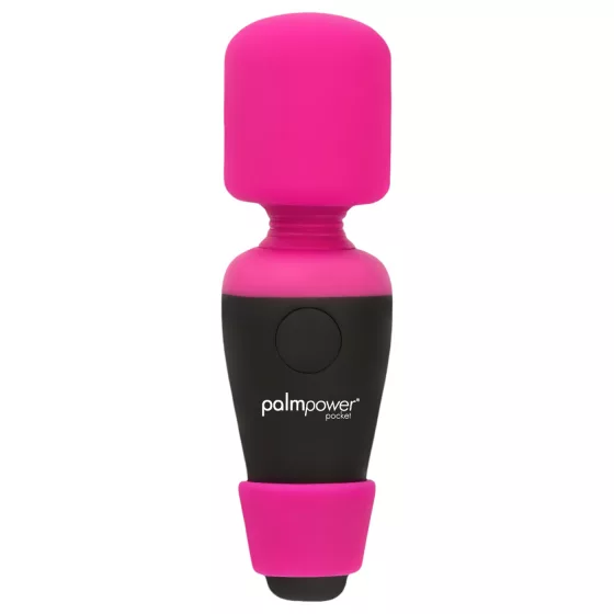 PalmPower Pocket Wand - mini massage vibrator (pink-black)