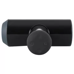   Rebel - Rechargeable, Pulsating & Vibrating Masturbator (Black)