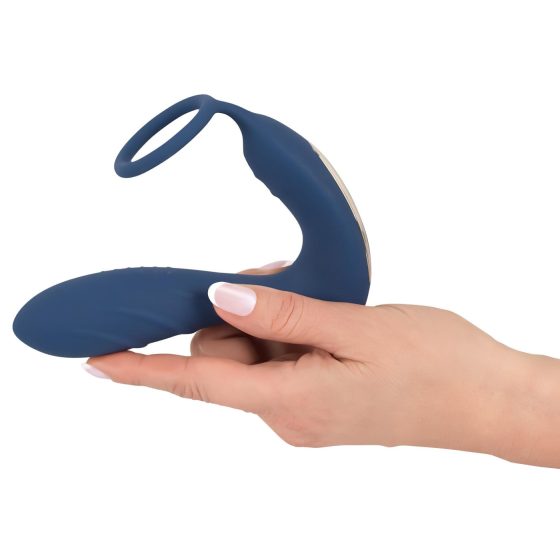 You2Toys Prostate Plug - Blue Anal Vibrator with Cock Ring