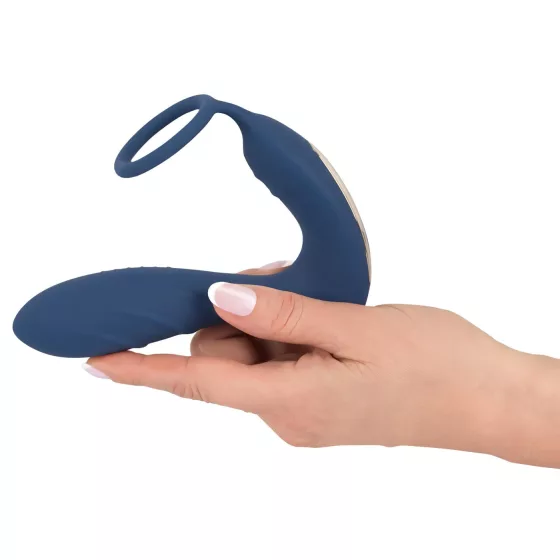 You2Toys Prostate Plug - Blue Anal Vibrator with Cock Ring