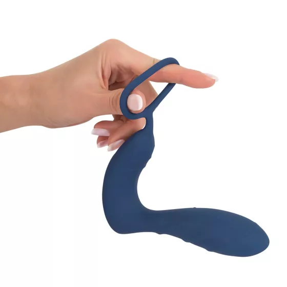 You2Toys Prostate Plug - Blue Anal Vibrator with Cock Ring