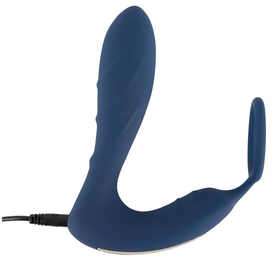 You2Toys Prostate Plug - Blue Anal Vibrator with Cock Ring