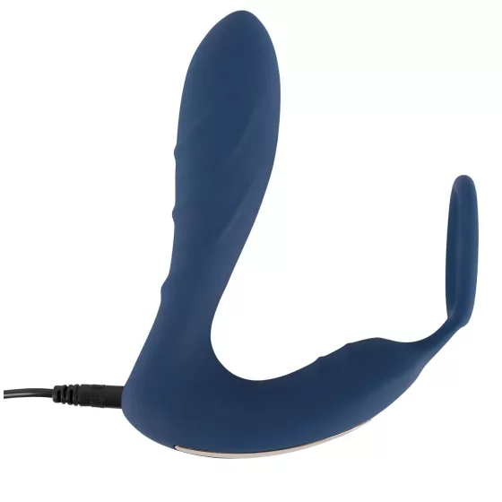 You2Toys Prostate Plug - Blue Anal Vibrator with Cock Ring