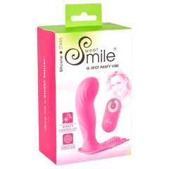   SMILE Rechargeable G-Spot Vibrator Panty with Remote Control (Pink)