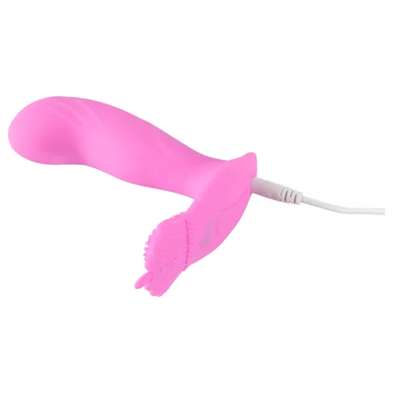 SMILE Rechargeable G-Spot Vibrator Panty with Remote Control (Pink)