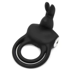   Happyrabbit Cock - Waterproof Rechargeable Penis & Testicle Ring (Black)