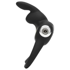   Happyrabbit Cock - Waterproof Rechargeable Penis & Testicle Ring (Black)